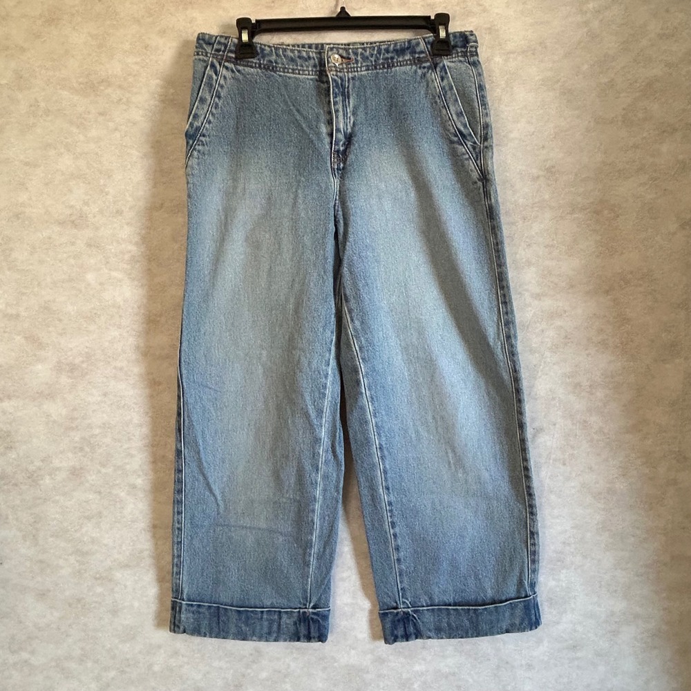 Levis Vintage Wide Leg Cinch Back‎ Jeans Light Wash Cotton 58970-6317 Size 6 MIS